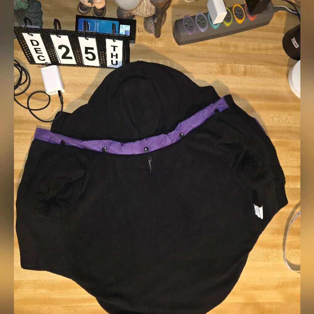 Dog Jacket Large Purple Gray #DGC11